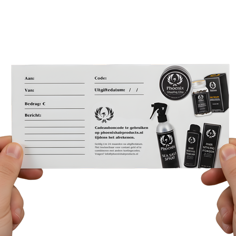 Phoenix Hair Products-cadeaubon (Fysiek)