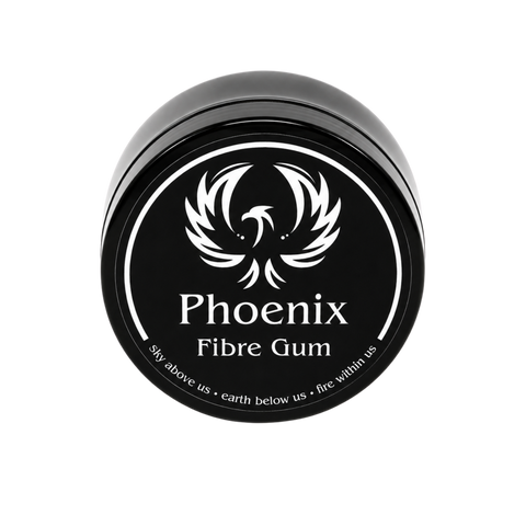 Phoenix Hair Products Fibre Gum 100 ml met flexibele hold, natuurlijke glans en langdurige styling. Ideaal voor het creëren van textuur en een restylebare haarlook.