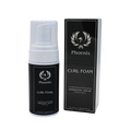 Phoenix Hair Products Curl Foam voor het definiëren van natuurlijke krullen, het verminderen van pluis en het verzorgen van krullend haar.