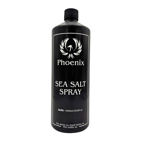 Phoenix Hair Products Sea Salt Spray 1 liter navulling voor langdurige textuur, volume en een matte beach look. Ideaal om de 250 ml sprayfles eenvoudig bij te vullen.