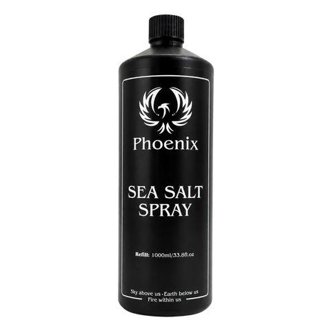 Phoenix Hair Products Sea Salt Spray 1 liter navulling voor langdurige textuur, volume en een matte beach look. Ideaal om de 250 ml sprayfles eenvoudig bij te vullen.