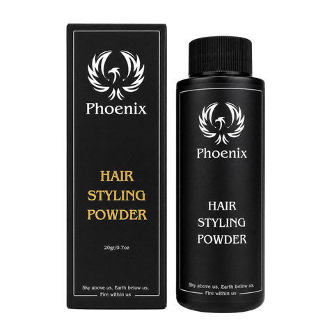 Phoenix Hair Products Hair Styling Powder volume poeder 20 gram met sterke hold, matte finish en direct meer volume en textuur voor alle haartypes.