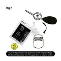 Stap 2: Vul de Phoenix Hair Products Hair Styling Powder Applicator met de 20 gram Hair Styling Powder navulling.